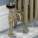 FAR-AG-OEB-LS08 - Faringdon Traditional Thermostatic Radiator Valve Old English Brass (Angled TRV) FAR-AG-OEB-LS08 - Faringdon Traditional Thermostatic Radiator Valve Old English Brass (Angled TRV)